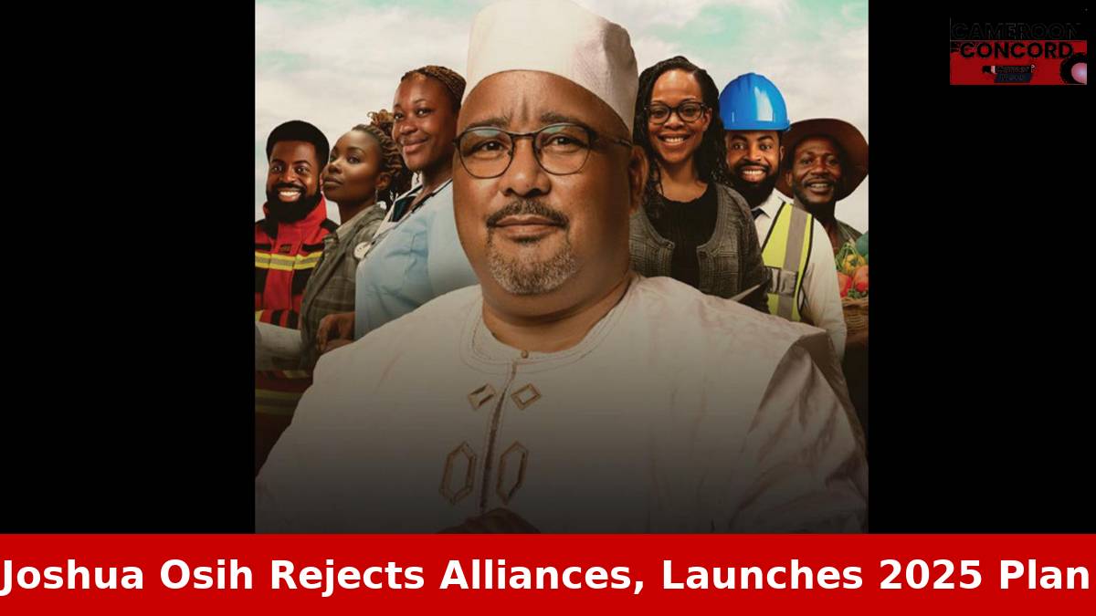 Joshua Osih unveils manifesto and rejects alliances with ex-Biya ministers