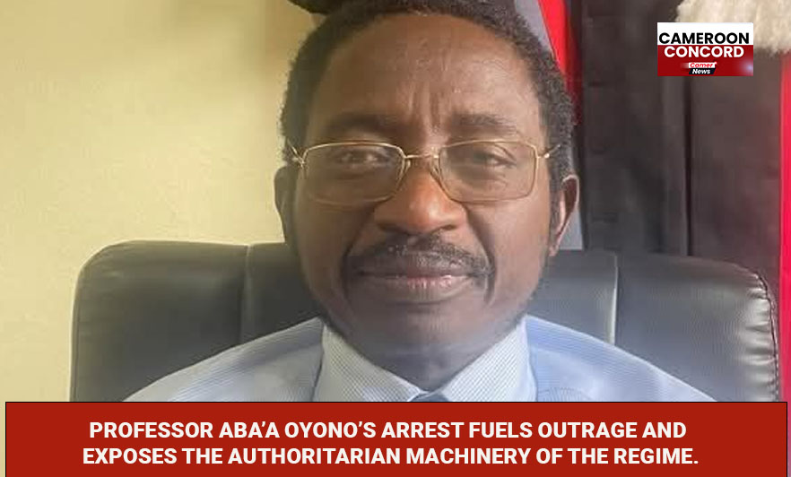 Professor Aba’a Oyono’s arrest fuels outrage and exposes the authoritarian machinery of the regime.