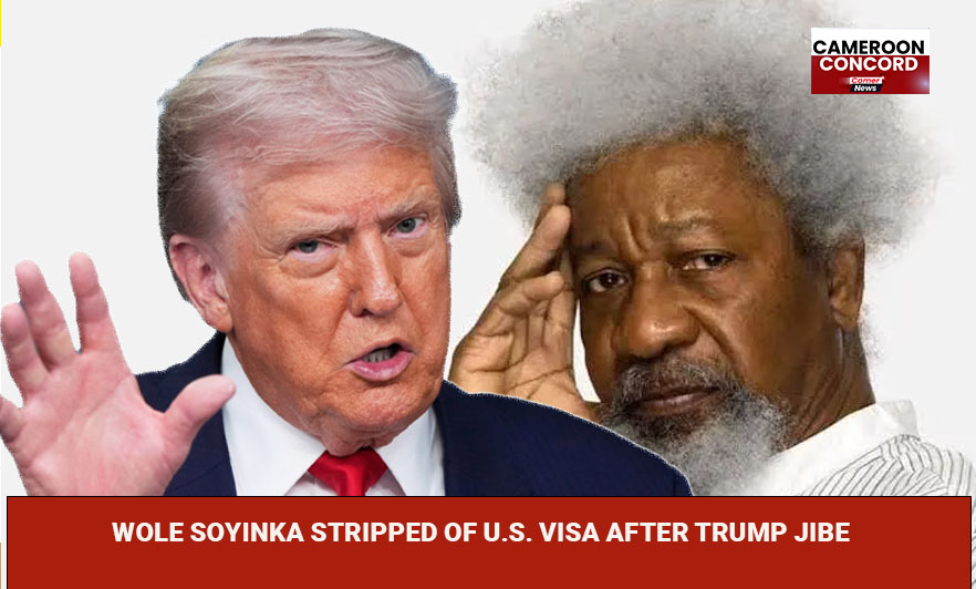 Nigeria’s Nobel laureate Wole Soyinka says the U.S. revoked his visa after his remarks comparing Donald Trump to Uganda’s Idi Amin.