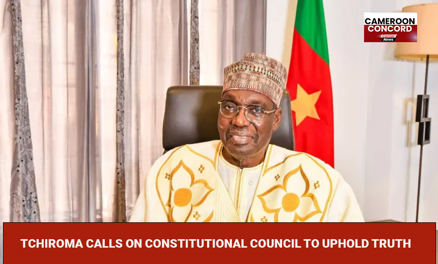 Issa Tchiroma Bakary addresses the nation, Yaoundé, Oct 19, 2025.