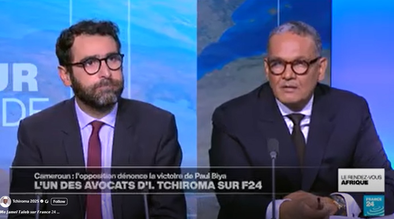 Lawyer Jemal Taleb speaks on France 24 after Biya re-election announcement – Cameroon Elections 2025