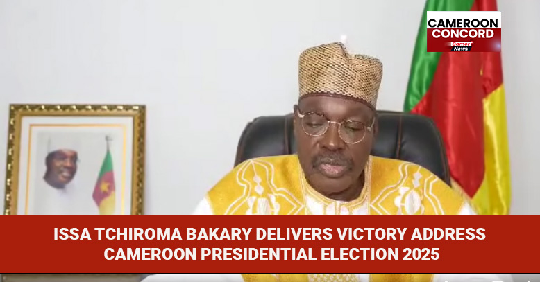 Issa Tchiroma Bakary delivers victory address — Cameroon Presidential Election 2025”